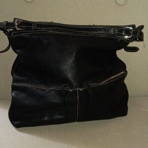 Danier black leather bag